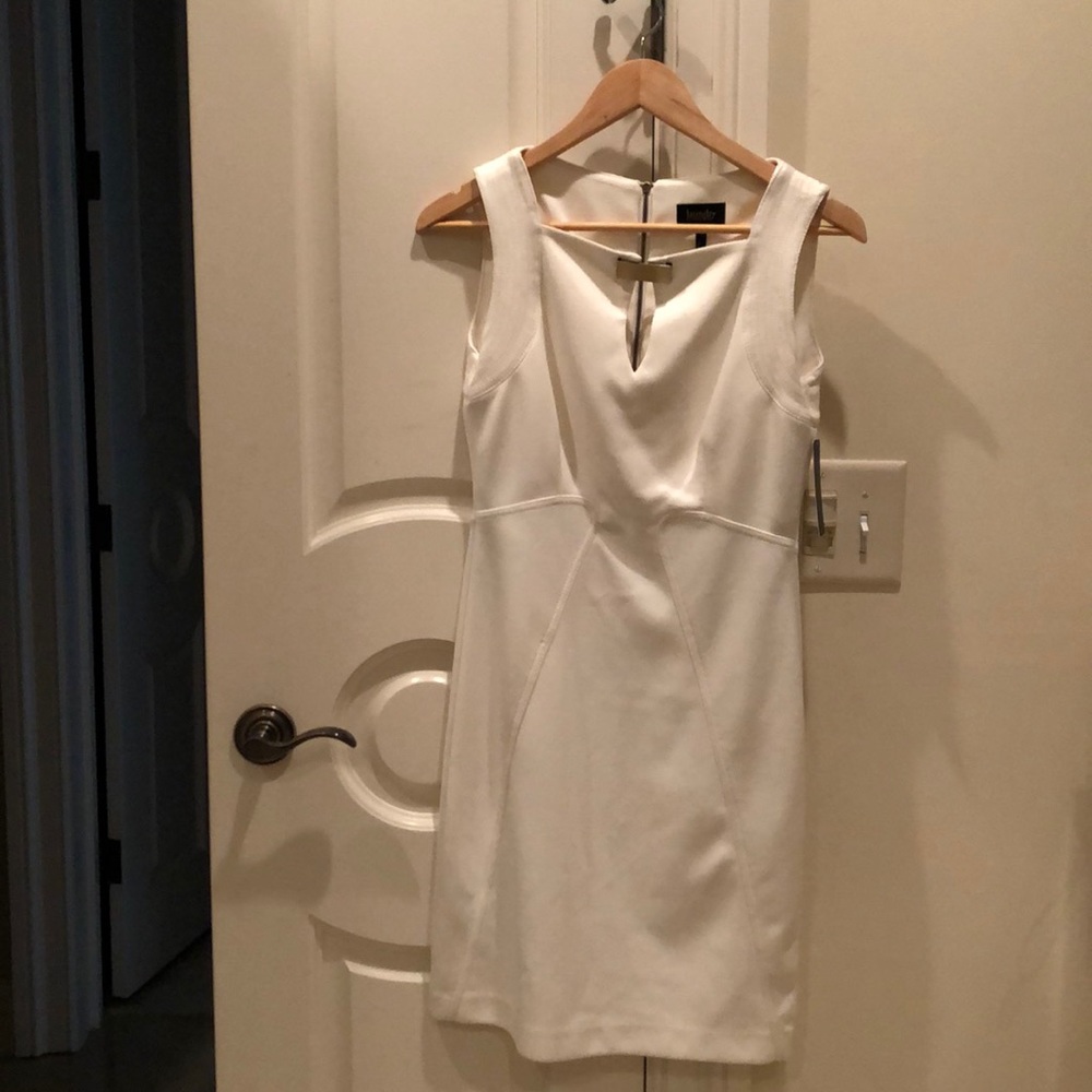 Size 4 Laundry Off White Dress